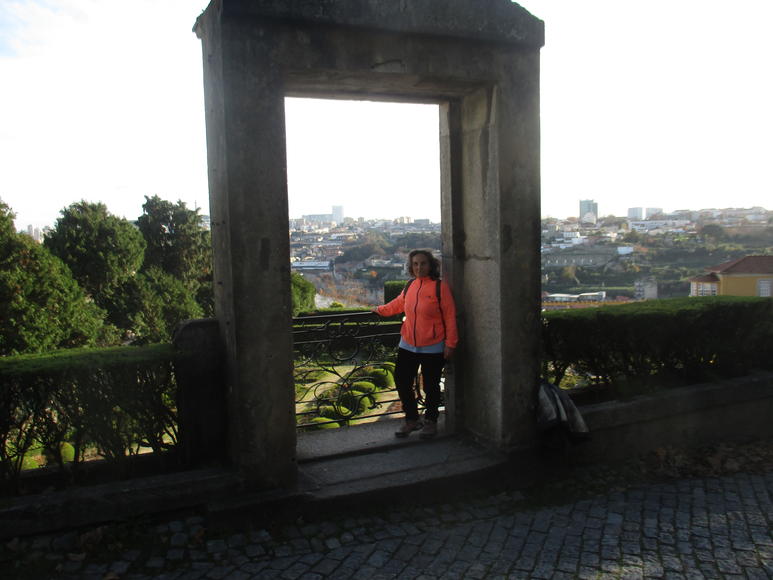 vista de Oporto desde el jardín romántico