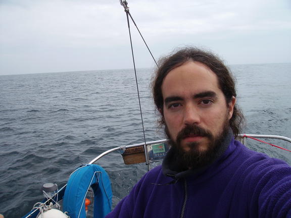 Nacho Vidal in his first solo trip aboard Xebec