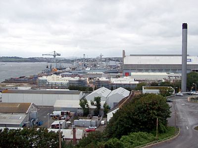 HMNB Devon Port in Plymouth