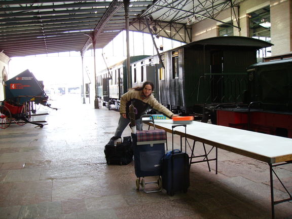 Vendiendo mi colección de trenes en el Museo del Ferrocarril de Asturias