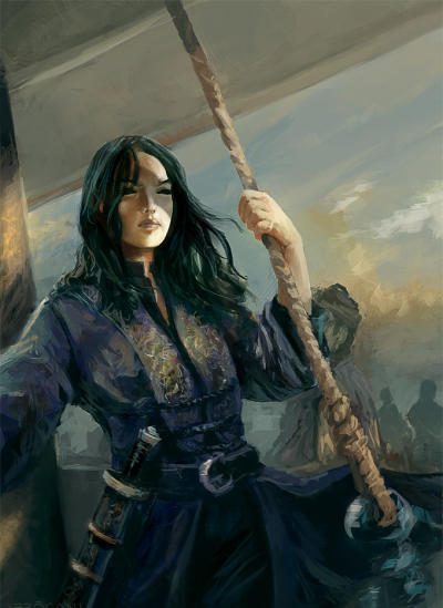 La famosa Cheng I Sao oteando el horizonte desde su barco