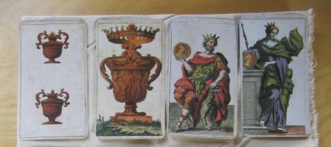 4 cartas del tarot de Minchiatte