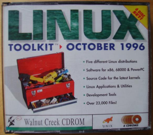 Distribución de Linux en CD de Octubre de 1996, walnut creek cdroms